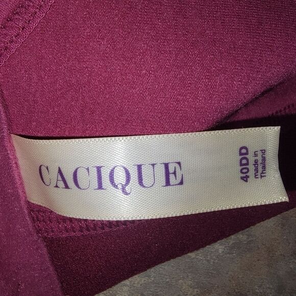 Cacique Nwot lined no wire full coverage bra 40DD - Picture 5 of 6